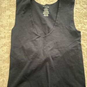 Women's Black Sleeveless Top
